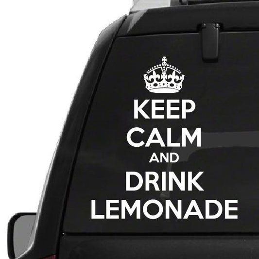 Image of Keep Calm and Drink Lemonade Decal