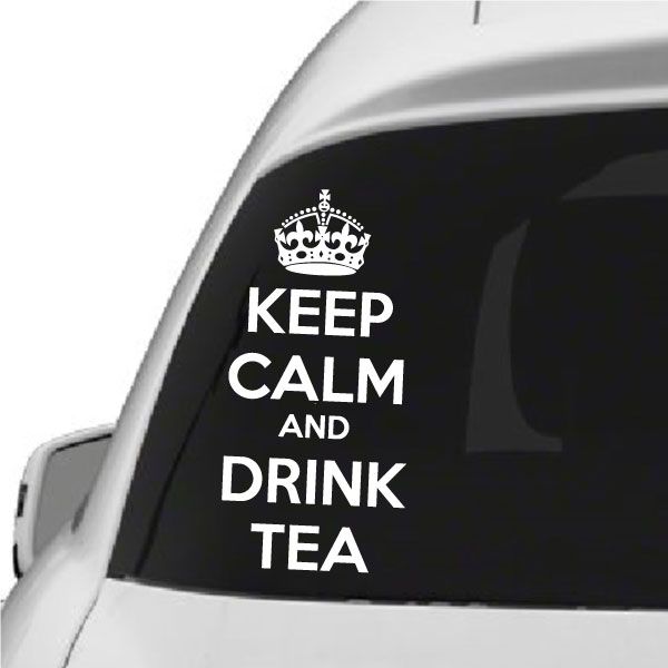 Image of Keep Calm and Drink Tea Decal