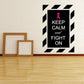 Keep Calm and Fight on Patterned Printed Die Cut Decal