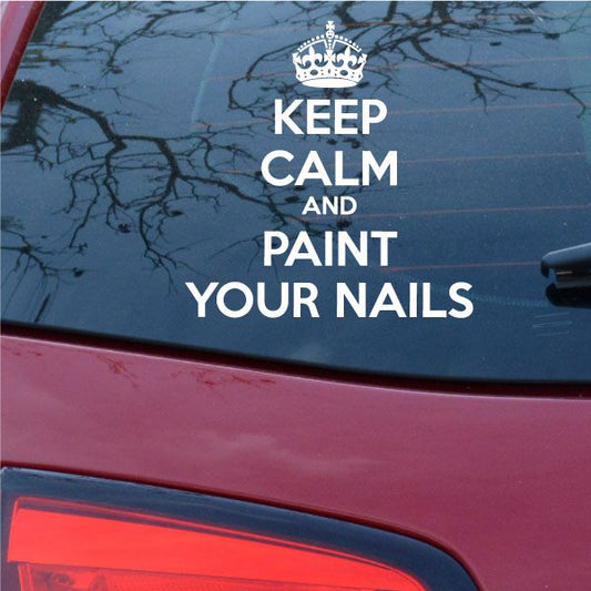 Image of Keep Calm and Paint Your Nails Decal