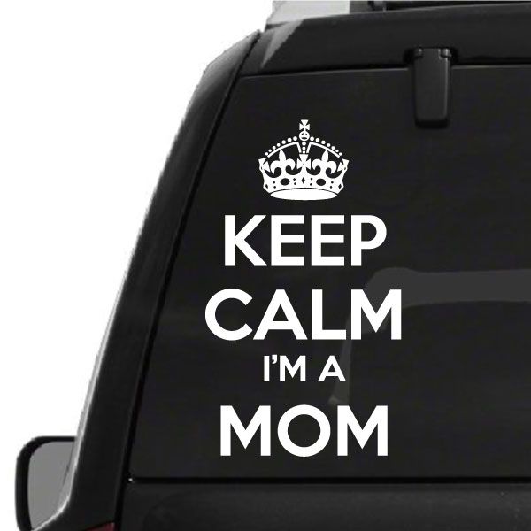 Image of Keep Calm I'm a MOM Decal