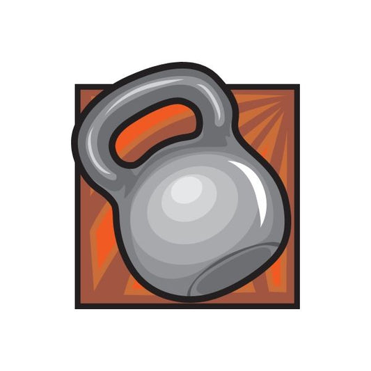 Image of Kettle Bell Weight Sticker