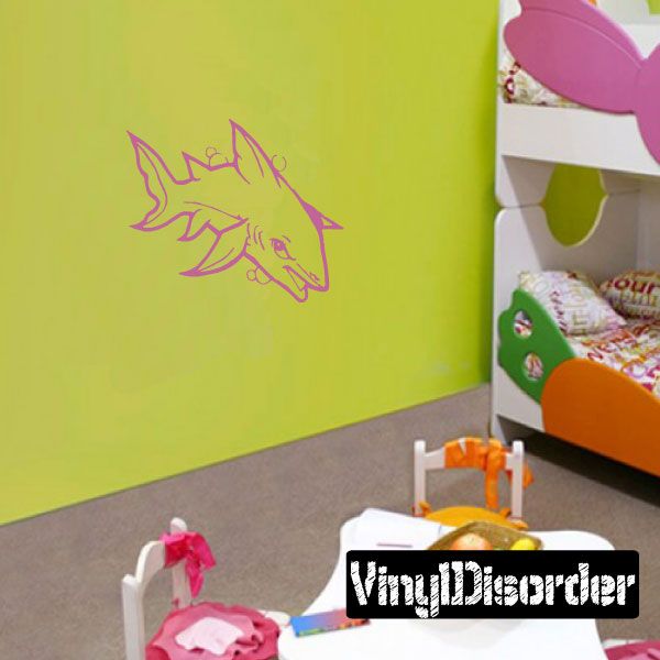 Image of Kids Baby Shark and Bubbles Decal