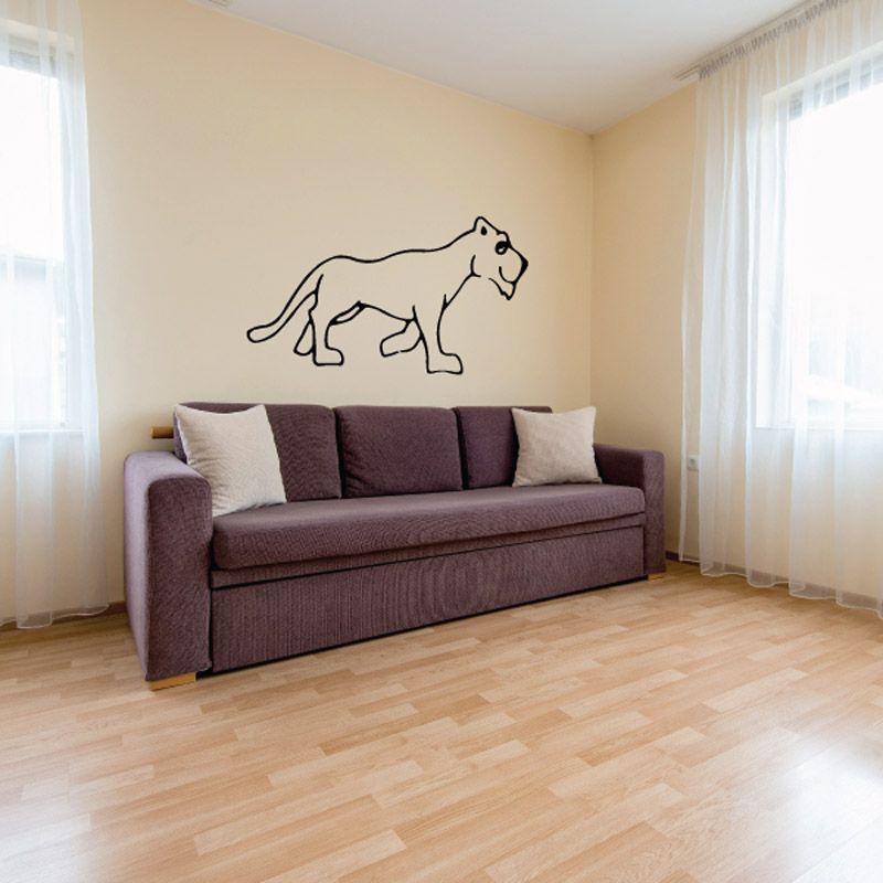 Image of Kids Lioness Walking Decal