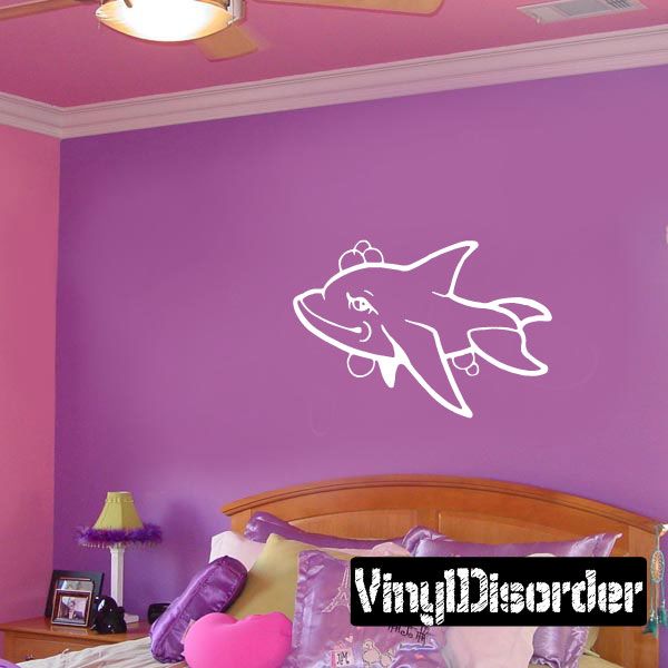 Image of Kids Sister Shark Decal