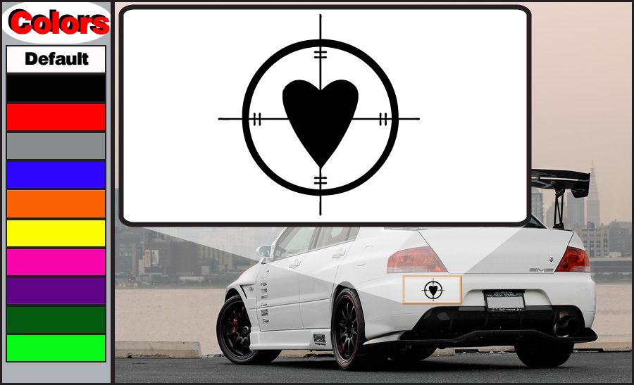 Image of Kill Hannah Heart Logo Decal