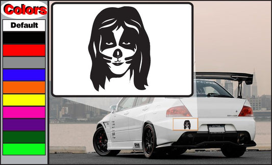 Image of Kiss Cat Decal