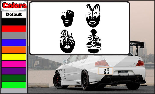 Image of Kiss Face Decal