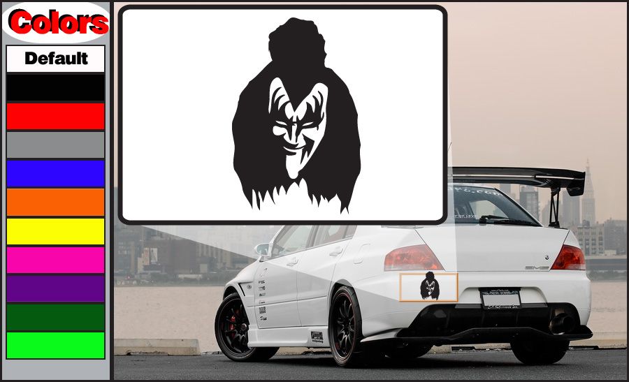 Image of Kiss Gene Decal