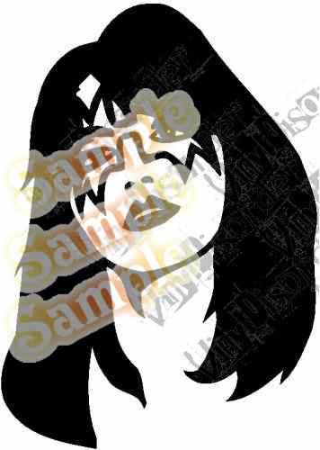 Image of Kiss Mask Decal