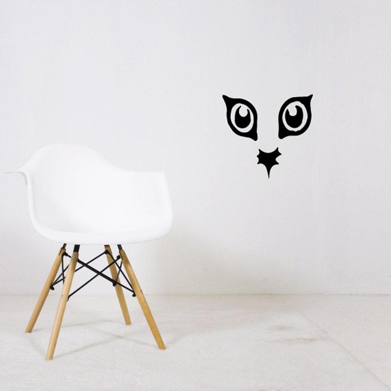 Image of Kitten Face Expression Decal