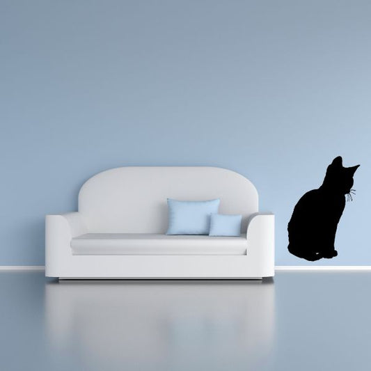 Image of Kitten Peering Decal