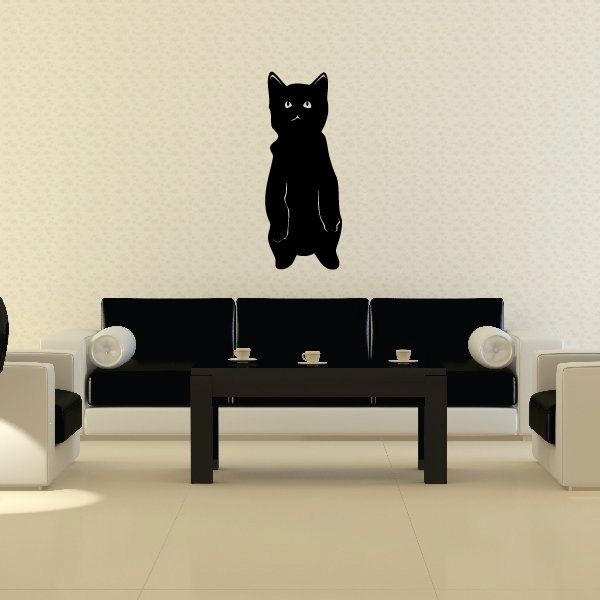 Image of Kitten Playing Looking Decal