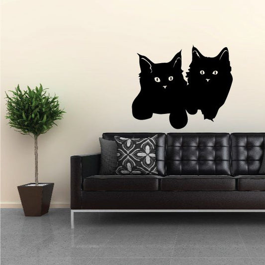 Image of Kittens Staring Decal