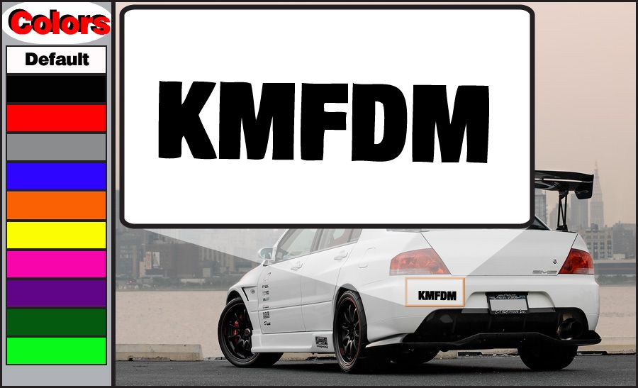 Image of KMFDM Decal