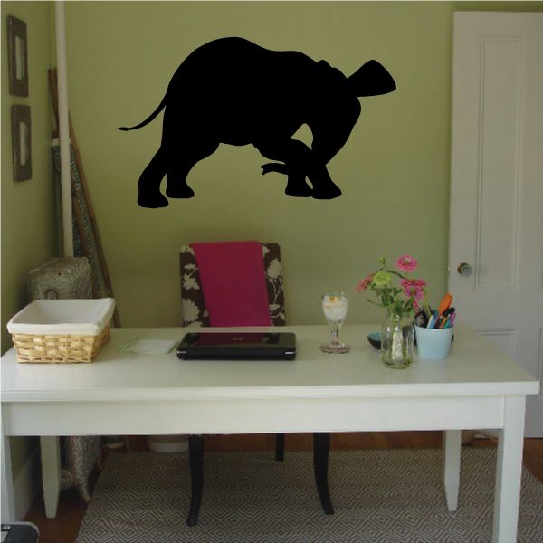 Image of Kneeling Elephant Decal