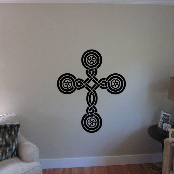 Image of Knotted Cross Decal