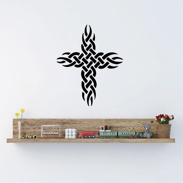 Image of Knotted Cross Decal