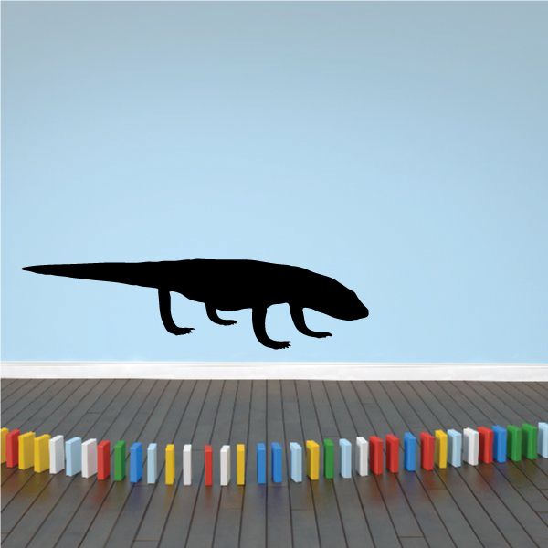 Image of Komodo Dragon Looking Decal