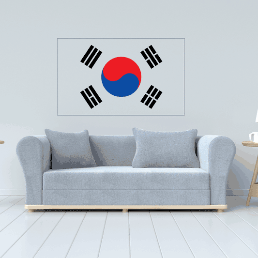 Image of korea Flag Sticker 