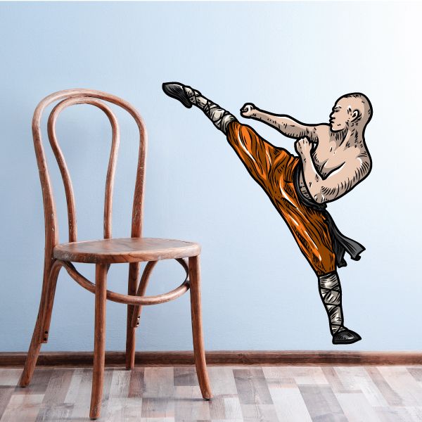 Image of Kung Fu High Kick Sticker