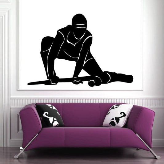 Image of Lacrosse Wall Decal - Vinyl Decal - Car Decal - MC004