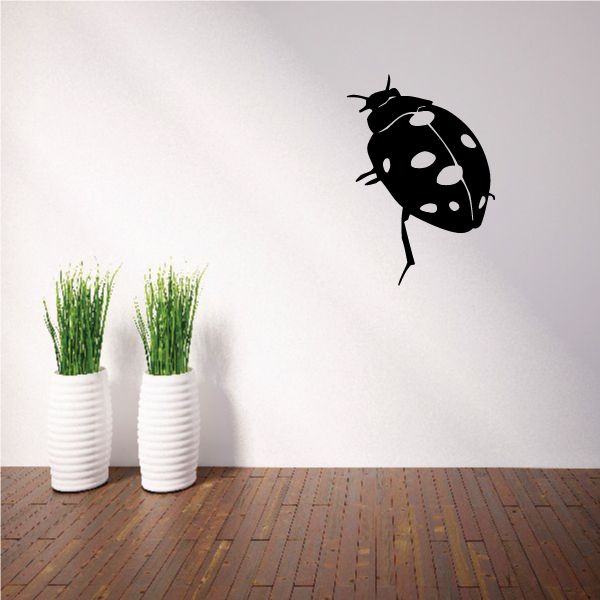 Image of Ladybug Climbing Decal