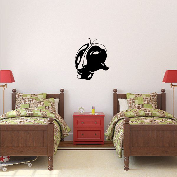 Image of Ladybug Head Decal