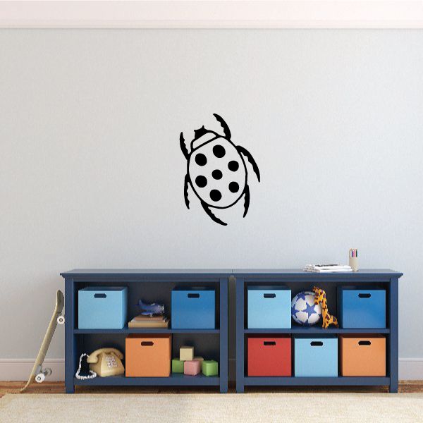 Image of Ladybug Legs Out Decal