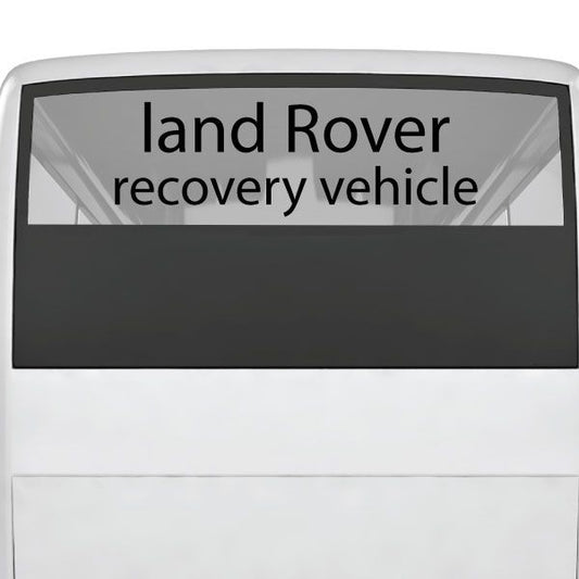 Image of Land Rover Recovery Decal