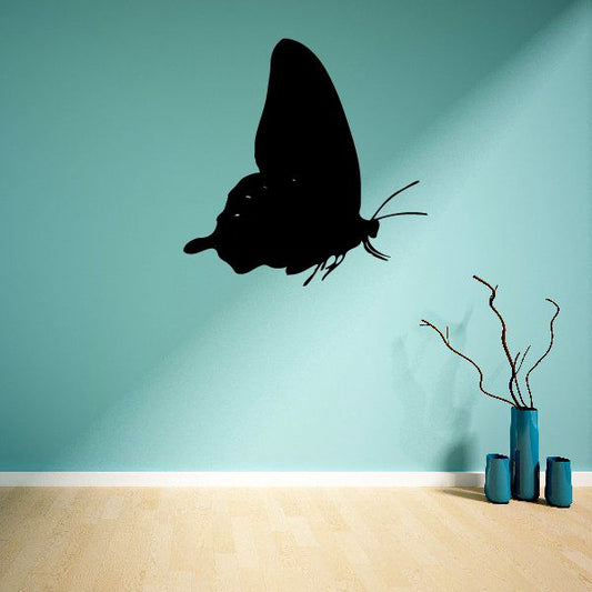 Image of Landed Bulbwing Butterfly Silhoutte Decal