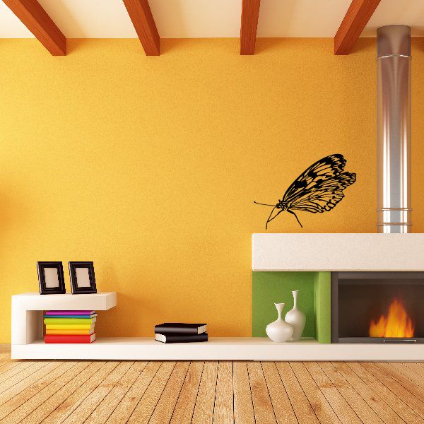 Image of Landed Monarch Butterfly Decal