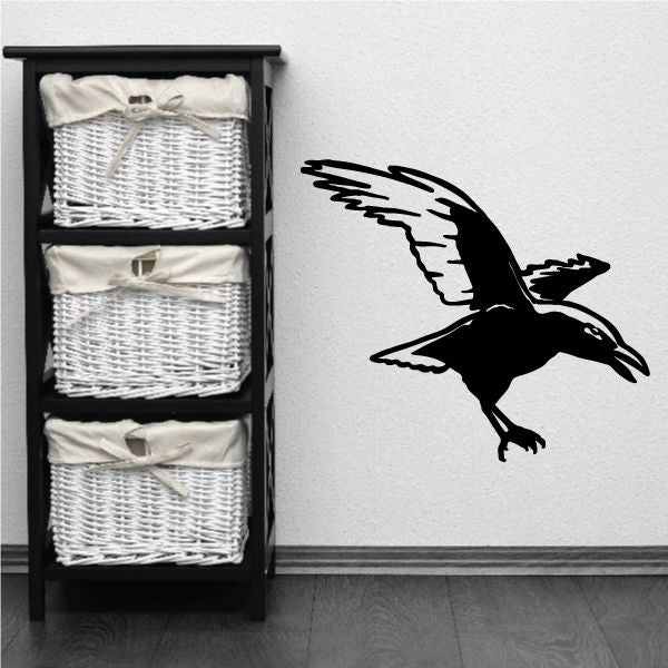 Image of Landing Crow Decal