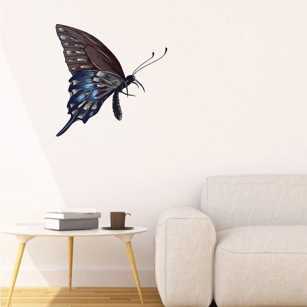 Image of Landing Moonlight Butterfly Decal