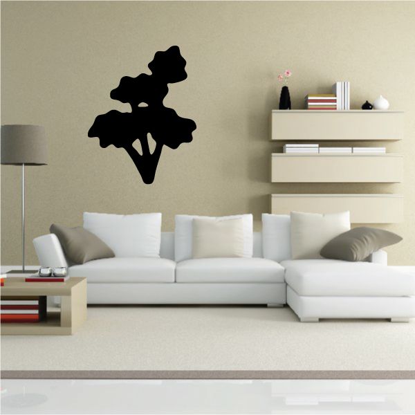 Black ballet dancer wall vinyl decal silhouette