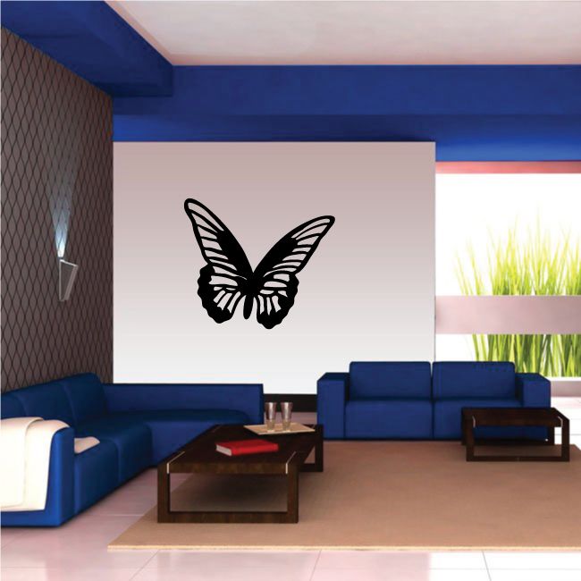 Image of Large Branch Winged Butterfly Decal