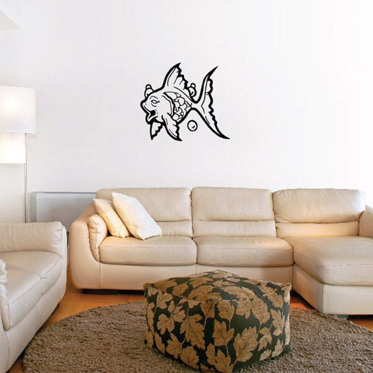 Image of Laughing Goldfish Decal