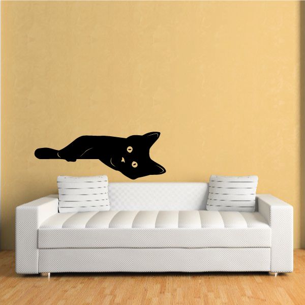 Image of Laying Down Cat Decal