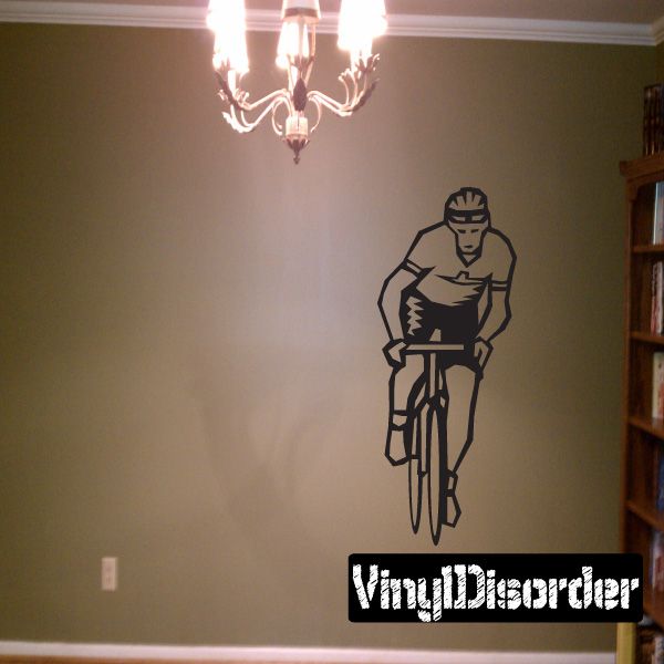 Image of Lead Cyclist Forward Pose Decal