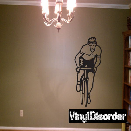 Image of Lead Cyclist Forward Pose Decal