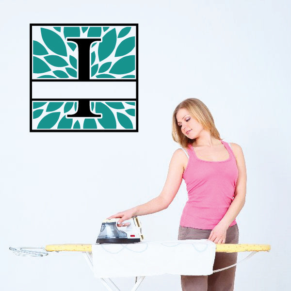 Image of Leaf Monogram Sticker