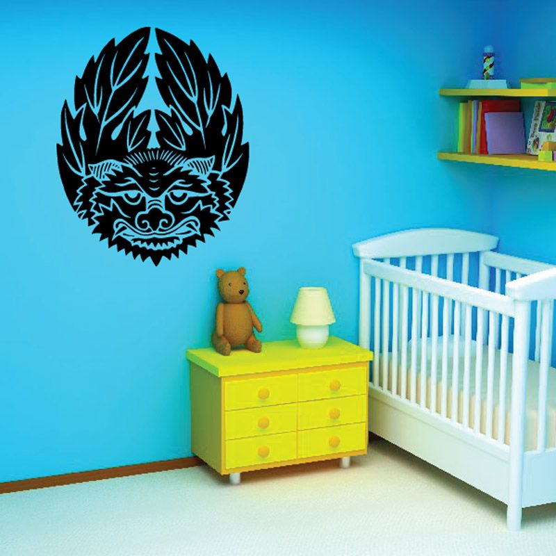 Image of Leafy Bat Decal