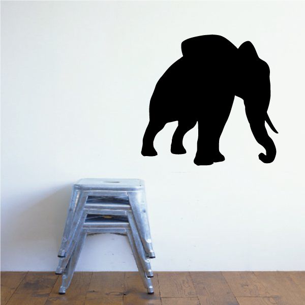 Image of Leaning Elephant Decal