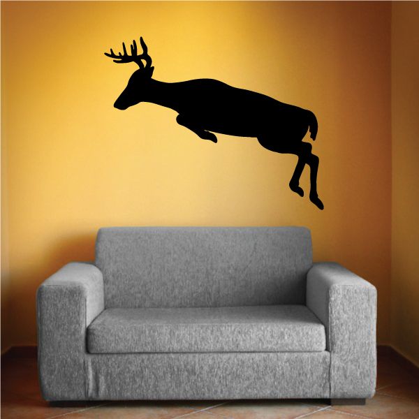 Image of Leap Pose Deer Buck Decal