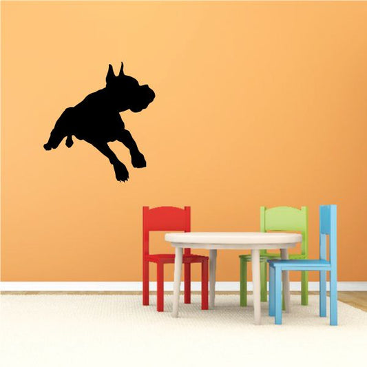 Image of Leaping Boxer Dog Decal