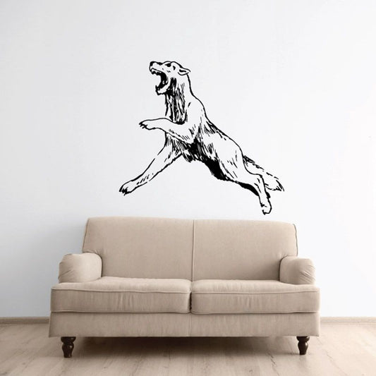 Image of Leaping Coyote Decal