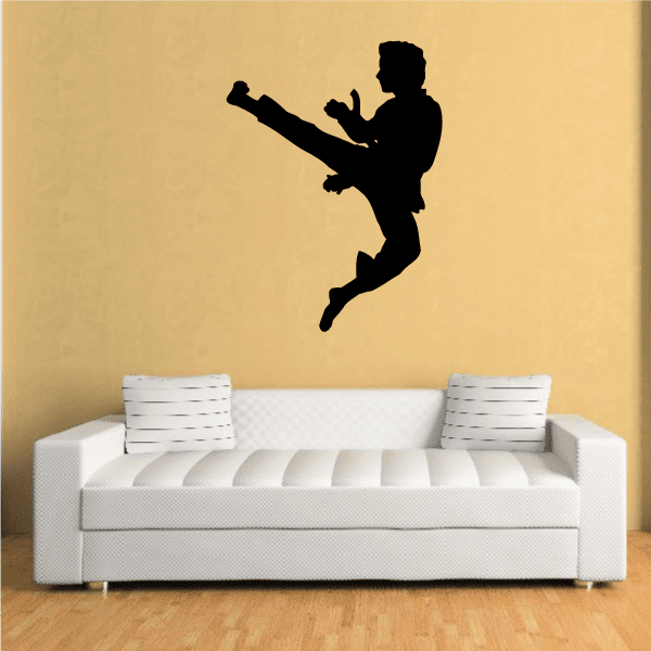 Image of Leaping Kick Kung Fu Decal