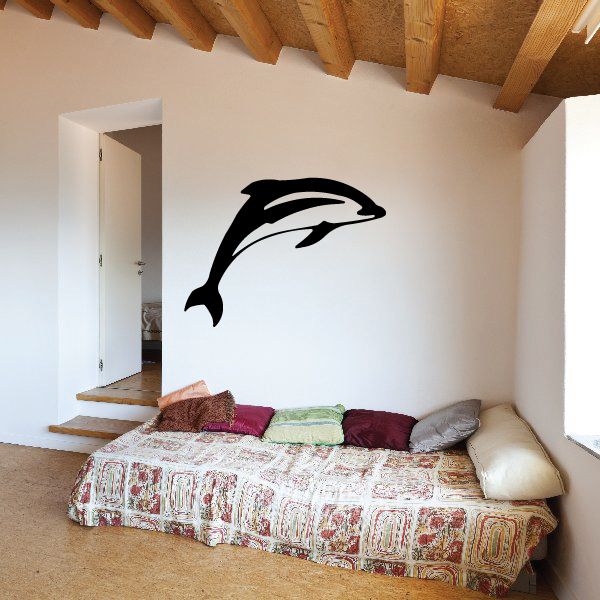 Image of Leaping Pacific Dolphin Decal