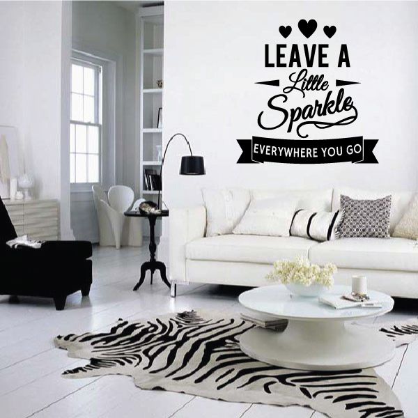 Image of Leave A Little Sparkle Everywhere You Go Decal