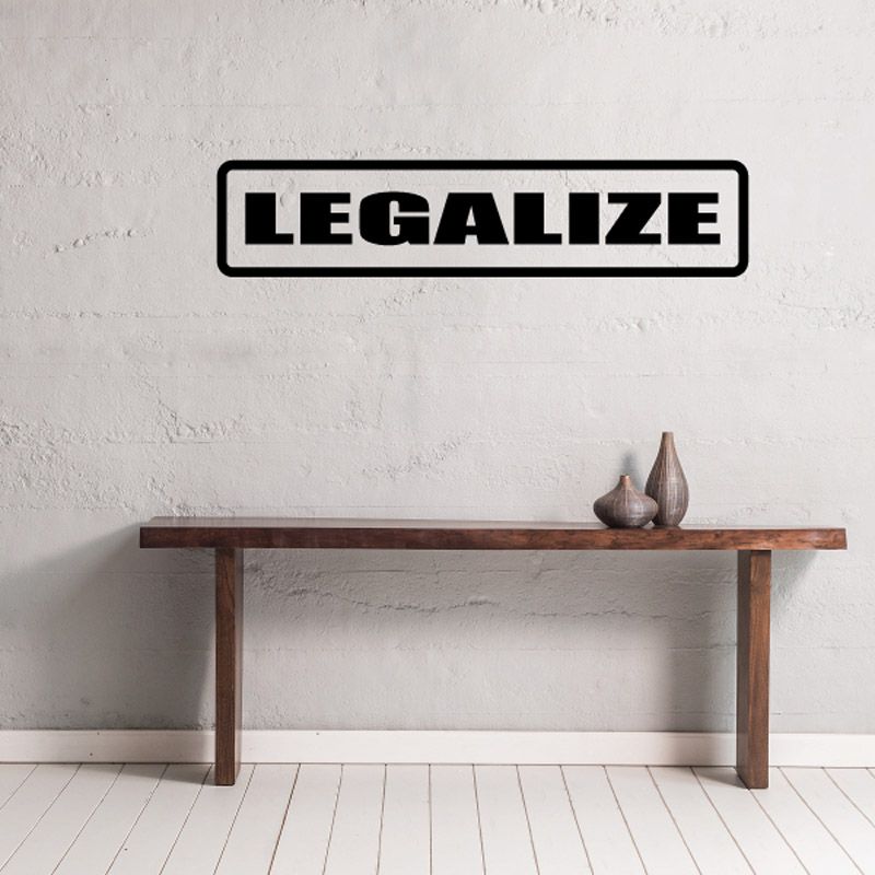 Image of Legalize Decal